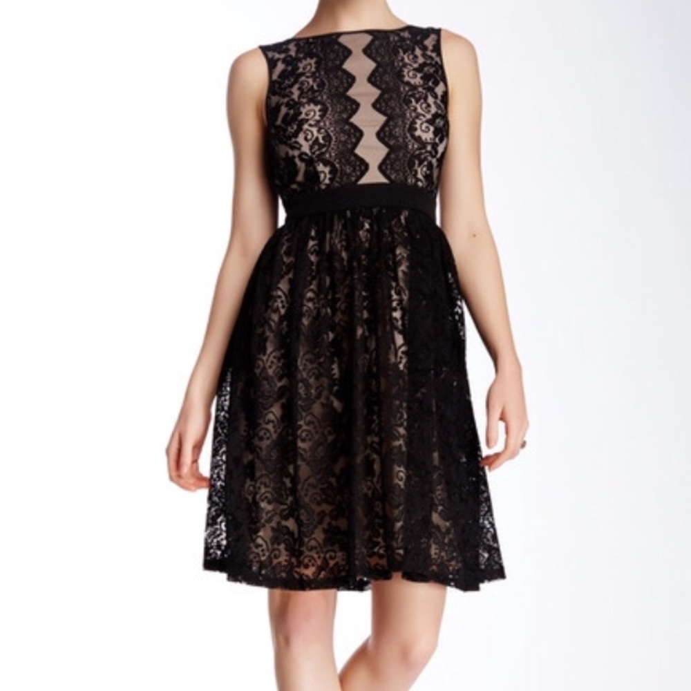 Black Lace Cocktail Dress